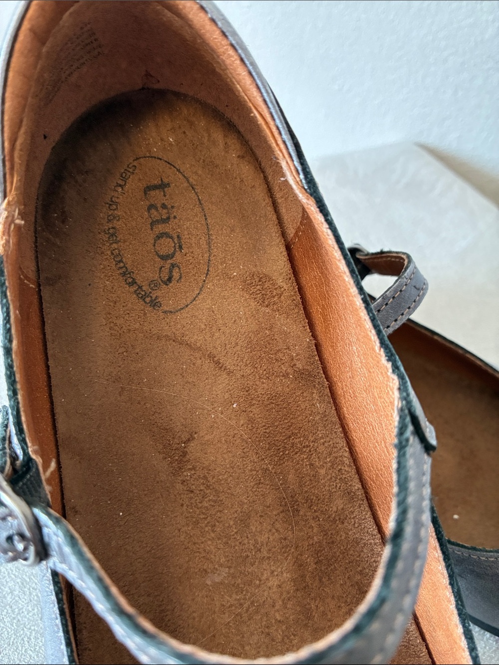 Taos Mary Jane gun Metal Gray Pewter Size 41 / 10 - Picture 2 of 7